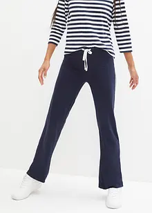 Pantaloni in maglina elasticizzata straight, bonprix