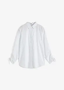 Blusa con dettaglio alle maniche in cotone biologico, bpc bonprix collection