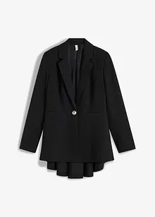 Blazer lungo con bottone gioiello, bonprix