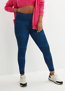 Leggings sportivi in fantasia con tasca per il cellulare, ad asciugatura rapida, bonprix