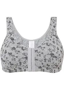 Reggiseno senza ferretto con chiusura anteriore e cotone biologico (pacco da 2), bonprix