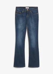 Jeans elasticizzati bootcut, vita media, bonprix