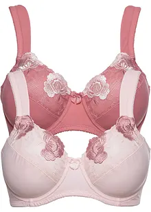 Reggiseno minimizer con ferretto  (pacco da 2), bonprix