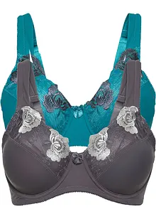 Reggiseno minimizer con ferretto  (pacco da 2), bonprix