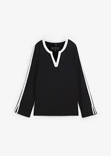 Maglia a maniche lunghe con spacchi a fondo manica, bonprix