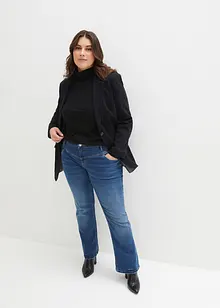 Jeans elasticizzati bootcut, vita media, bonprix