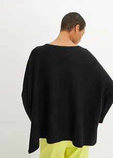 Maglione poncho con occhielli, bonprix