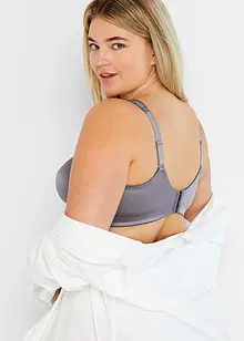 Reggiseno contenitivo senza ferretto con spalline imbottite (pacco da 2), bonprix