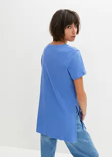 Maglia lunga con spacco, bonprix