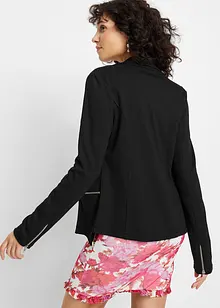 Giacca stile biker in misto viscosa, bonprix