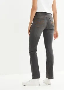 Jeans elasticizzati bootcut, vita media, bonprix