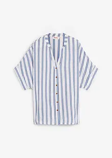 Camicia a maniche corte in fantasia  a righe, bonprix