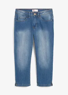 Jeans cropped slim fit, a vita media, bonprix