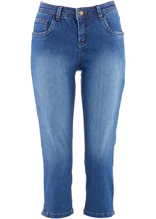 Jeans cropped slim fit, a vita media, bonprix