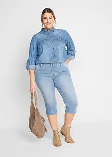 Jeans capri elasticizzati comfort (pacco da 2), bonprix