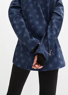 Softshell idrorepellente in fantasia floreale, bonprix