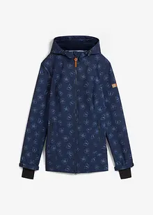 Softshell idrorepellente in fantasia floreale, bonprix