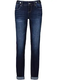 Jeans elasticizzati boyfriend, vita media, bonprix
