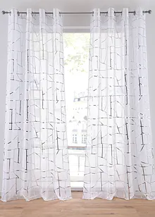 Tenda con stampa lucida (pacco da 2), bonprix