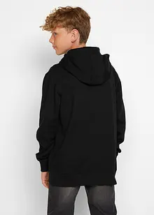 Felpa con cappuccio in puro cotone biologico, bonprix