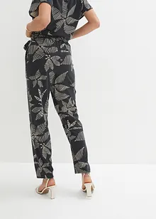 Pantaloni con elastico in vita e laccetto, bonprix