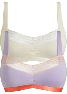 Bralette morbida (pacco da 2), bpc bonprix collection