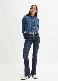 Jeans bootcut con impunture modellanti, bonprix