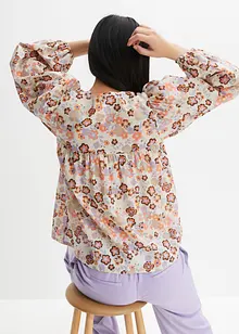 Blusa fantasia in cotone biologico, RAINBOW