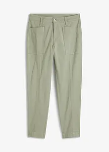 Pantaloni boyfriend in twill, RAINBOW