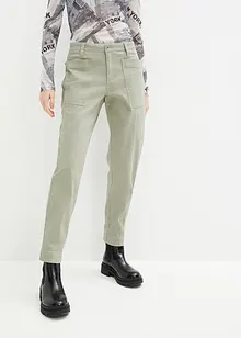 Pantaloni boyfriend in twill, RAINBOW