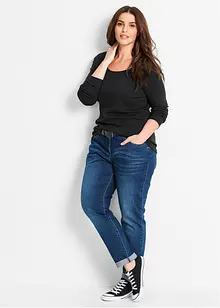 Maglia a maniche lunghe in puro cotone biologico, bonprix