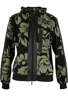 Felpa con zip e cotone, bonprix
