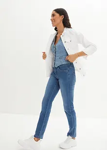 Jeans elasticizzati straight, vita media, bonprix
