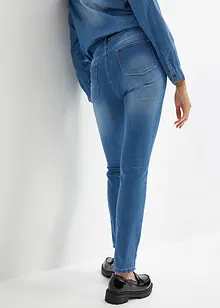 Jeans skinny con cinta comoda, vita media, bonprix