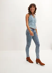 Jeans skinny modellanti, a vita media, bonprix