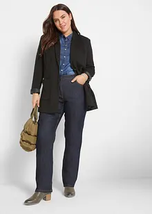 Jeans elasticizzati straight, vita media, bonprix