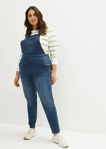 Salopette di jeans boyfriend fit, bonprix