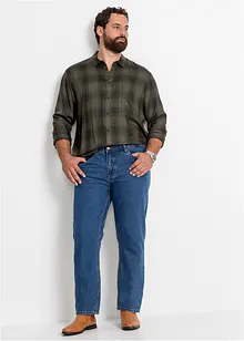 Jeans elasticizzati classic fit con cinta elasticizzata ai lati, straight, bonprix