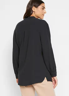 Camicia lunga in mussola di cotone, bonprix