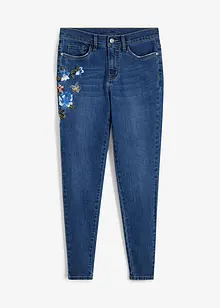 Jeans skinny con ricami, bonprix