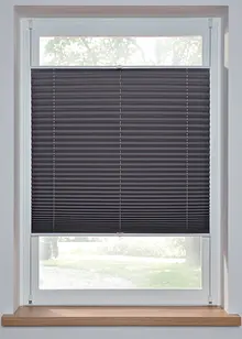 Tenda plissettata oscurante in tinta unita con retro bianco, bonprix