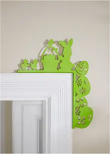 Decorazione da porta con coniglio e uova di Pasqua, bpc living bonprix collection