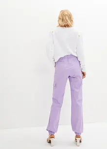 Pantaloni cargo elasticizzati con cotone, bonprix