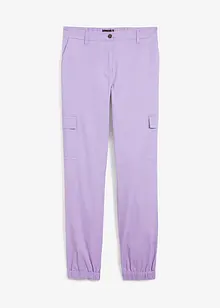 Pantaloni cargo elasticizzati con cotone, bonprix