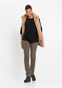 Maglione oversize a costine in misto viscosa, bonprix