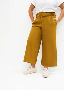 Pantaloni culotte con cintura, bonprix