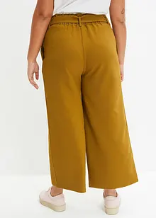 Pantaloni culotte con cintura, bonprix