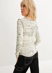 Maglia a maniche lunghe in viscosa morbida, bonprix