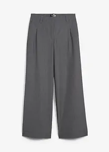 Pantaloni con pinces, vita alta e cinta comoda, bonprix