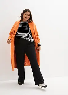 Pantaloni elasticizzati in bengalina con comodo elastico in vita, bonprix